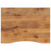 stalvirsia medzio masyvo - TTS Stalviršis su išlenkta, grubus mango (Rough Mango), 110x80x2,5 cm - 2 nuotrauka
