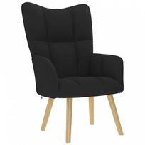 poilsio kede - vidaXL Poilsio kėdė, juoda (Black) - 2 nuotrauka