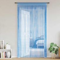 vidaXL Virvelinės užuolaidos, 2vnt., 140x250cm, Šviesiai mėlyna (Light Blue)