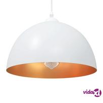 vidaXL Pakabinamas šviestuvas, 2vnt., reguliuojamo aukščio, E27 Ø 30cm, Balta (White)