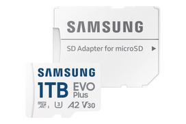1tb a2 v30 microsdxc - Atminties kortelė Samsung EVO Plus 1TB microSDXC UHS-I V30 + SD Adapteris - 1 nuotrauka