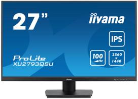27 coliu monitorius 1440 - Iiyama ProLite XU2793QSU-B6 27", IPS, 2560x1440, 100Hz, Juodas (Black) - 1 nuotrauka