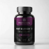 riebalai - VITALHARMONY FAT BURNER PLUSS, 60 kapsulių - 2 nuotrauka
