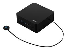 wi fi 6e - MSI CUBI NUC 1MG-014BEU Intel Core 3 100U, Juodas (Black) - 1 nuotrauka