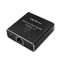 rj45 splitter - Qoltec 52249 Mini SWITCH 1x2 RJ45 1000Mbps - 2 nuotrauka