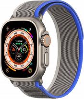 velcro straps - Dux Ducis Velcro Sport Strap YJ Version Apple Watch Ultra / 9 / 8 / 7 / 6 / SE / 5 / 4 / 3 / 2 / 1 Mėlyna/Pilka (Blue Gray) - 1 nuotrauka
