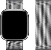 apple watch stainless - Forcell F-DESIGN FA03 magnetinė stainless steel apyrankė skirta Apple Watch 38/40/41 mm Sidabrinė (Silver) - 1 nuotrauka