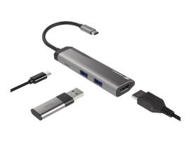 type 2 kabels - NATEC Fowler Slim Vielinis USB 3.2 Gen 1 (3.1 Gen 1) Type-C Juoda, Chromas - 1 nuotrauka