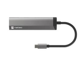type 2 kabels - NATEC Fowler Slim Vielinis USB 3.2 Gen 1 (3.1 Gen 1) Type-C Juoda, Chromas - 5 nuotrauka