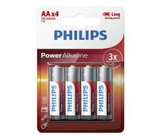 2600mah baterija - Philips Power Alkaline AA 4x - 1 nuotrauka