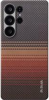 Pitaka "Tactile Woven Case" Samsung Galaxy S25 Ultra, Saulėlydžio (Sunset)