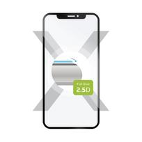 s25 ultra stikliukas - Fixed "Screen Protector for Samsung Galaxy S25 Ultra" Juodas (Black) - 1 nuotrauka