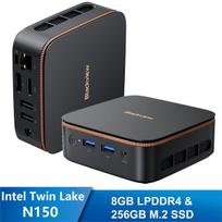 256gb ssd - Blackview MP20 Mini PC, Intel N150, 8 GB, 256 GB, Windows 11 Pro, Pilka (Grey) - 1 nuotrauka