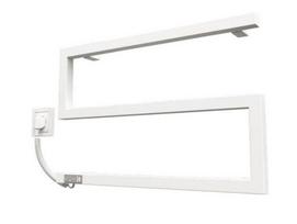 ranksluosciai 550 - Elektrinis rankšluosčių džiovintuvas Kosser Zeta, 350 x 550 mm, baltas (White) - 2 nuotrauka