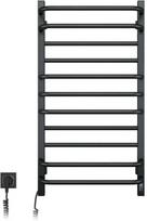 elektriniai gyvatukai juodas - Elektrinis rankšluosčių džiovintuvas Navin Grandis, 480 x 800 mm, juodas (Black) - 2 nuotrauka