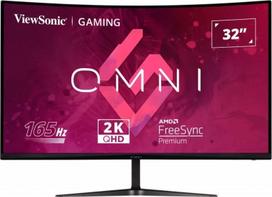 ViewSonic VX3218C-2K 32", lenktas, Juodas (Black)