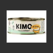 zuvies konserva - Šlapias kačių maistas Kimo Tuna & Whitebait, tunas/žuvų mailius, 0.070 kg - 2 nuotrauka