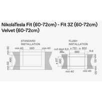 imontuojami gartraukiai 60 - Elica NIKOLATESLA FIT RAW BR/A/60 - 2 nuotrauka