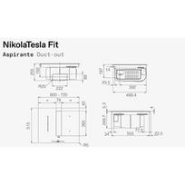 imontuojami gartraukiai 60 - Elica NIKOLATESLA FIT RAW BR/A/60 - 3 nuotrauka