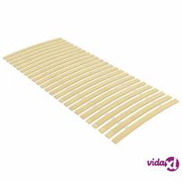 vidaXL Grotelės lovai su 24 lentjuostėmis, 90x200cm