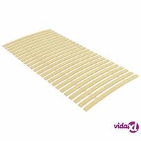 vidaXL Grotelės lovai su 24 lentjuostėmis, 100x200cm