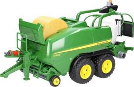 kombainas zaislinis - BRUDER John Deere šiaudų rulonų presas C441R, 02032 - 1 nuotrauka