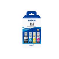 Epson 112 EcoTank 4 spalvų sudėtinis paketas ,  Rašalo talpykla ,  Juodas (Black), Žydras (Cyan), Geltonas (Yellow), Purpurinis (Magenta)