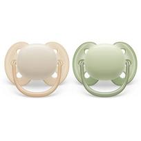 avent ultra soft - Philips Avent Ultra Soft, 0-6 mėn., Rudas/Žalias (Brown/Green), 2 vnt. - 2 nuotrauka
