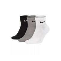 Nike Everyday Cushion Ankle 3Pak SX7667-964 kojinės sportui (Daugiaspalvė, 42 - 46 dydis)