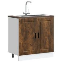 Porto Kitchen Bottom Cabinet, Rūkytas ąžuolas (Smoky Oak)
