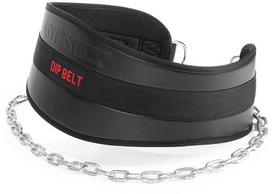 svoriu dirzai - Diržas sunkiosios atletikos Gymstick Dip Belt 61015 juodas (Black) - 1 nuotrauka