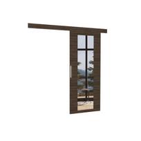 Stumdomos durys ADRK Furniture Brit 86, rudos (Brown)