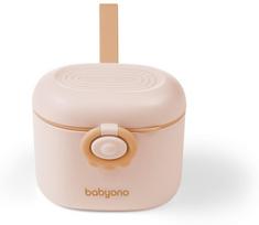 indai maistui - Baby Ono 1544/02 Nešiojamasis pieno miltelių dozatorius kreminis (Cream) - 1 nuotrauka