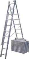Universalios kopėčios CORDA TR 033383, 3 x 8 pak, aliumininės