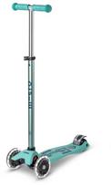 globber - GLOBBER Maxi Micro Deluxe LED ECO Paspirtukas, mėtinis (Mint) - 2 nuotrauka