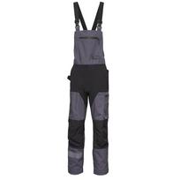 darbo puskombinezoniai - Darbinis puskombinezonis Bo Safety Cirius Juodas/Pilkas (Black/Grey) 54 - 1 nuotrauka