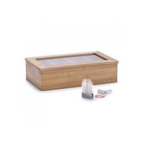 Zeller Present 25326 Bambukinė arbatos dėžutė - 4 skyriai (Bamboo Tea Box - 4 Compartments)
