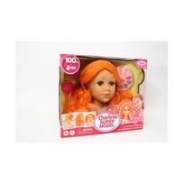 lele charlene - Bayer Styling Head Charlene Super Model + kosmetika, 27 cm - 1 nuotrauka