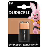duracell 9v - Baterija DURACELL 6F22, 1vnt - 1 nuotrauka