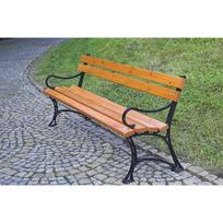 masyvo lauko suolai - Lauko suolas Rojaplast Amber 243/1, rudas/juodas (Brown/Black) - 3 nuotrauka