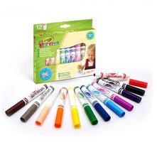 crayola flomasteriai - Crayola MiniKids nuplaunami flomasteriai Washable Markers, 12 vnt. - 1 nuotrauka
