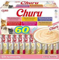 INABA Churu Variety Box Tuna skanėstas katėms 60x14g