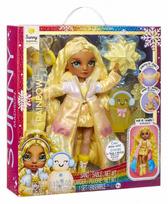 MGA Entertainment Rainbow High Winter Wonderland Lėlė - Sunny (Geltona)