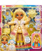 rainbow high leles - MGA Entertainment Rainbow High Winter Wonderland Lėlė - Sunny (Geltona) - 2 nuotrauka