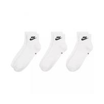 Nike Everyday Essential Ankle 3Pak DX5074-101 kojinės sportui (Balta spalva, 38-42 dydis)