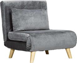 Fotelis-lova HOMCOM, pilkas (Gray)