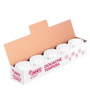 Guašas JOVI Scholar, 5 vnt. po 35 ml, Baltas (White)