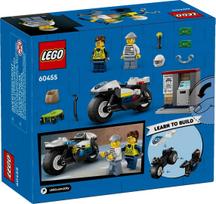 lego motociklas - LEGO CITY Police Motorcycle Chase 60455 - 3 nuotrauka