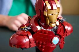 biustoto - LEGO MARVEL Geležinio žmogaus MK4 biustas 76327 - 3 nuotrauka