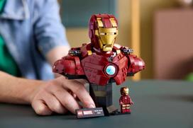 biustoto - LEGO MARVEL Geležinio žmogaus MK4 biustas 76327 - 5 nuotrauka